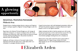 Elizabeth Arden Recruitment Advert
