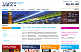 Merco Medical Recruitment Website